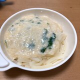 しらす卵あんかけうどん　幼児食